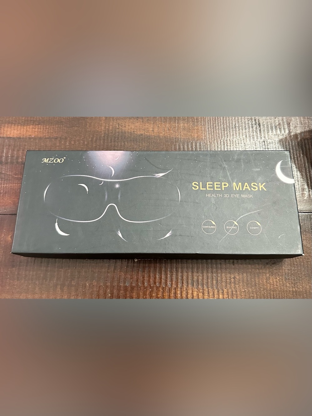 Black Sleep Mask - Health 3D Eye Mask NWT